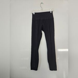 Lululemon Women's Leggings. Black. Measurements In Pictures